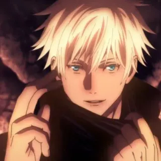 🥡 Satoru Gojo Jujutsu Kaisen anime, manga, gojo, jujutsu kaisen, character, satoru telegram sticker