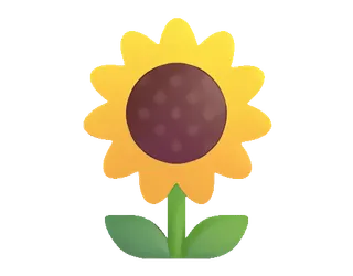 🌻 girasole, fiore, giallo, pianta, natura, giardino telegram sticker