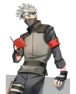 😊 Kakashi Naruto Kakashi, Naruto, Anime, Ninja, Charakter, Buch, Manga whatsapp sticker