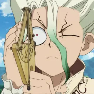 🗿 Senku Ishigami Dr. Stone anime, dr stone, senku, science, character telegram sticker