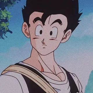 🔥 Gohan Dragon Ball Z 动漫, 卡通, 龙珠Z, 悟饭, 角色, 男孩 telegram sticker
