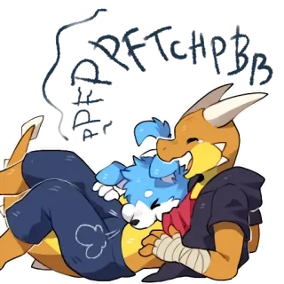 🍇 Best Friends 狗, 龙, 朋友, 可爱, 动物 telegram sticker