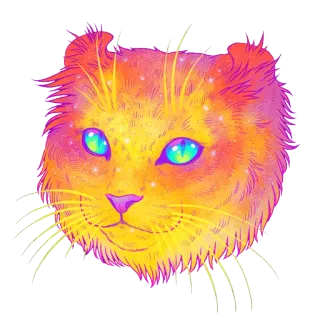 Cosmic Cats telegram stickers