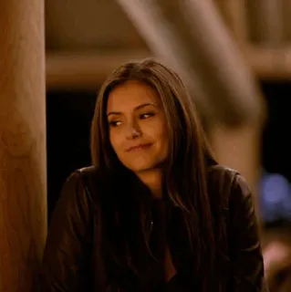 🥀 Elena Gilbert The Vampire Diaries Elena Gilbert, The Vampire Diaries, nina dobrev, vampire, portrait, woman telegram sticker