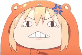 😠 Аниме, Манга, Мультфильм, Злой, Расстроенный telegram sticker