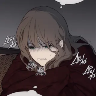 ✖️ Дрожь Frau, traurig, russisch, Text telegram sticker