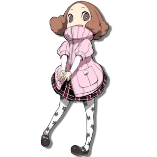 😇 Haru Okumura Persona 5 Anime, Videogame, Schattig, Haru, Persona, Okumura, Personage telegram sticker