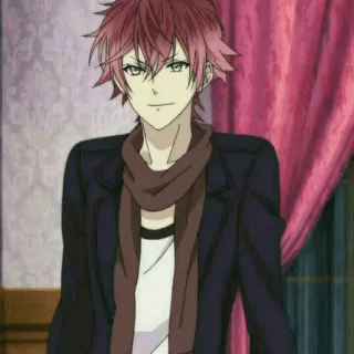 😏 Ayato Sakamaki Diabolik Lovers Anime, Manga, Vampire, Écharpe, Homme, Personnage, Diabolik Lovers telegram sticker