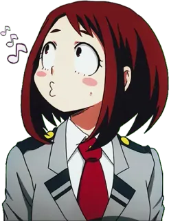 😗 Ochaco Uraraka My Hero Academia Anime, Chica, Uraraka, Ochaco, My Hero Academia telegram sticker