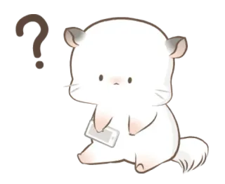 😒 cincillà, carino, animale, kawaii, roditore, animale domestico telegram sticker