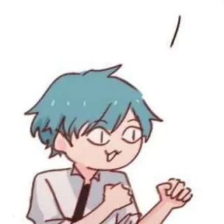 💌 Kreskówka, Postać, Anime, Rysunek, Ilustracja, Chłopak telegram sticker