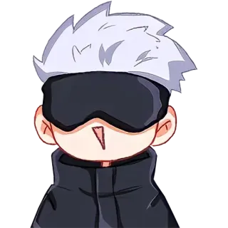 😄 Gojo Satoru Jujutsu Kaisen Anime, Manga, Gojo, Satoru, Jujutsu Kaisen, Chibi, Charakter telegram sticker