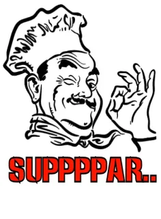 👌 SUPPPPAR chef, ok, nourriture, cuisine, italien, geste telegram sticker