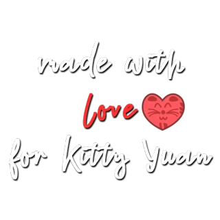 💌 made with love for Kitty Yuan amore, gatto, gattino, cuore, carino telegram sticker