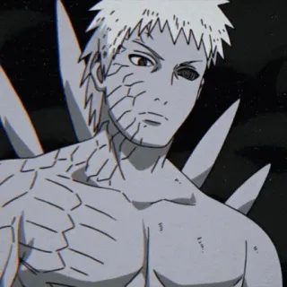 🕷 Obito Uchiha Naruto anime, manga, villain, uchiha, sharingan telegram sticker