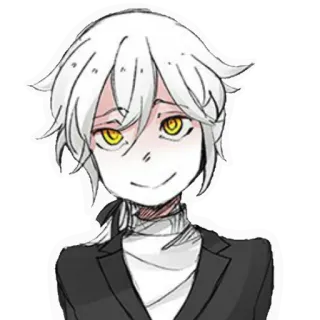 😌 Estilo anime, Personaje, Manga, Dibujo, Ilustración telegram sticker