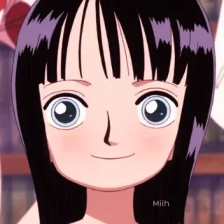 😊 Nico Robin One Piece anime, one piece, nico robin, manga, personaje whatsapp sticker