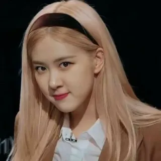 😠 Rose kpop, rose, blackpink, певица, музыка, знаменитость, женщина telegram sticker