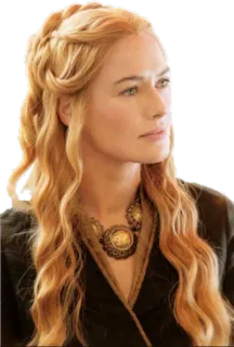😠 Cersei Lannister Game of Thrones Cersei Lannister, Gra o Tron, portret, królowa telegram sticker