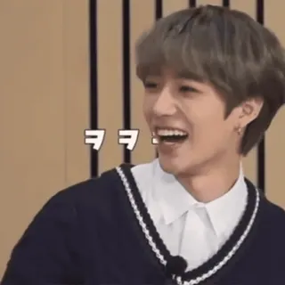🙂 ㅋㅋ ridere, sorriso, felice, coreano, persona telegram sticker