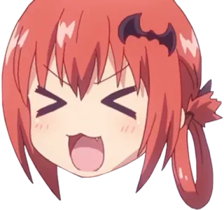😆 Satania Gabriel DropOut Anime, Manga, Satania, Gabriel Dropout, Słodkie, Diabeł telegram sticker