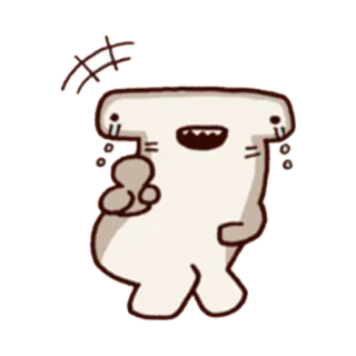 😂 cartoon, character, cute, thumb up, approval telegram sticker