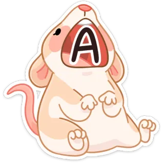 😲 hamster, cute, animal, mammal, rodent, A telegram sticker