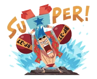 @GreySunders || Chibi One Piece Animated telegram stickers