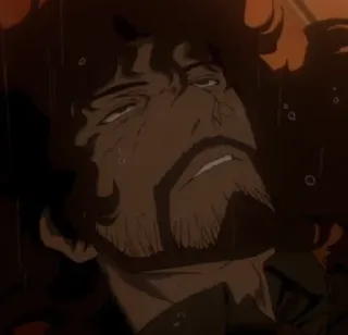 😒 Anime, Triste, Llorando, Hombre, Cara, Retrato telegram sticker