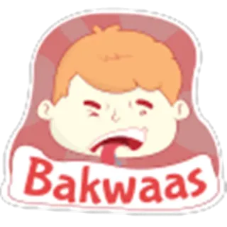 😇 Bakwaas espressione, disgusto, hindi, sciocchezze, offensivo telegram sticker