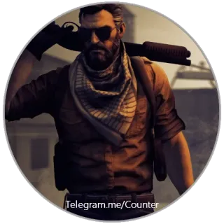 😎 Counter-Strike Telegram.me/Counter เคาน์เตอร์ สไตรค์, เกม, เกมยิง, อาวุธ, ทหาร telegram sticker