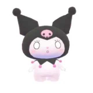 🥺 Kuromi kuromi, sanrio, kawaii, mignon, personnage, animé telegram sticker