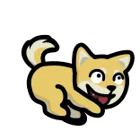 🐕 cane, shiba inu, cartone animato, animale, carino, giocoso telegram sticker
