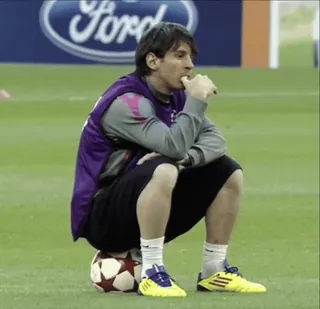 🔵 Lionel Messi Ford whatsapp sticker