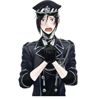 😍 Sebastian Michaelis Black Butler Anime, Manga, Butler, Uniform, Sebastian Michaelis, Black Butler telegram sticker