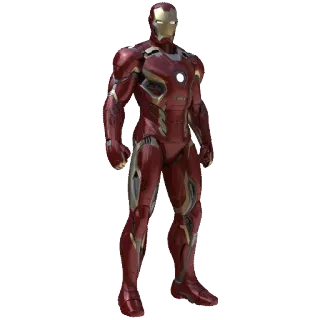 🤖 Iron Man アイアンマン, マーベル, スーパーヒーロー, キャラクター, コミック, アーマー telegram sticker