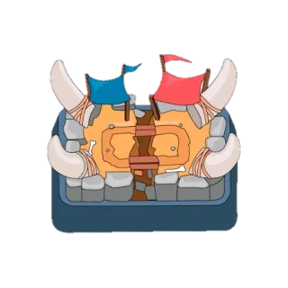 ☑ jeu, arène, château, fort, bataille whatsapp sticker