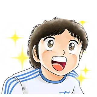 🤩 Anime, Manga, Ragazzo, Cartone animato, Carino, Calcio telegram sticker