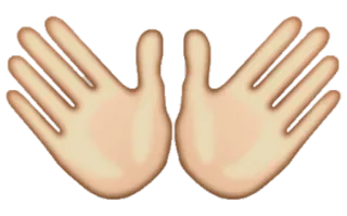 👐 hands, offensive gesture telegram sticker