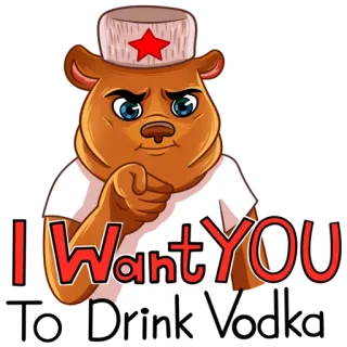 Comrade Bearski telegram stickers