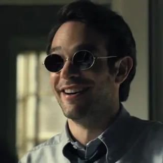 🥊 Matt Murdock Daredevil tête brûlée, avocat, Charlie Cox, Matt Murdock, Marvel whatsapp sticker