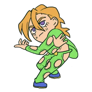 😤 Giorno Giovanna JoJo's Bizarre Adventure Anime, Manga, Jojo, Giorno telegram sticker