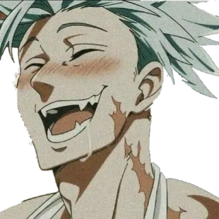 😂 Ban The Seven Deadly Sins anime, manga, Ban, Seven Deadly Sins, fox sin of greed telegram sticker