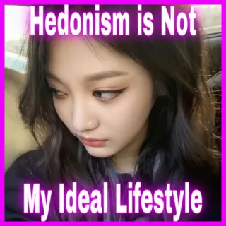 📈 Hedonism is Not
My Ideal Lifestyle hédonisme, style de vie, idéal, portrait, femme, esthétique telegram sticker