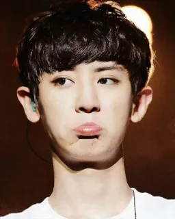 ☹️ homme, asiatique, coréen, célébrité, chanteur telegram sticker