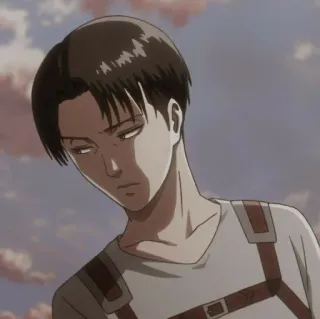 📎 Levi Ackerman Attack on Titan anime, manga, character, Levi, Attack on Titan telegram sticker