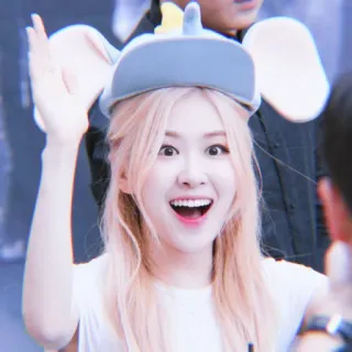 🐰 Rose Rose, Blackpink, K-Pop, Sängerin, Promi, Frau telegram sticker