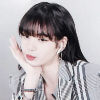 😗 Lisa kpop, singer, blackpink, lisa, woman, celebrity whatsapp sticker