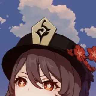 😡 Hu Tao Genshin Impact Anime, Jeu vidéo, Genshin Impact, Hu Tao, Personnage telegram sticker