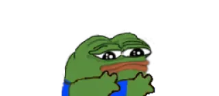 🤗 Pepe the Frog pepe, rana, triste, meme, internet telegram sticker